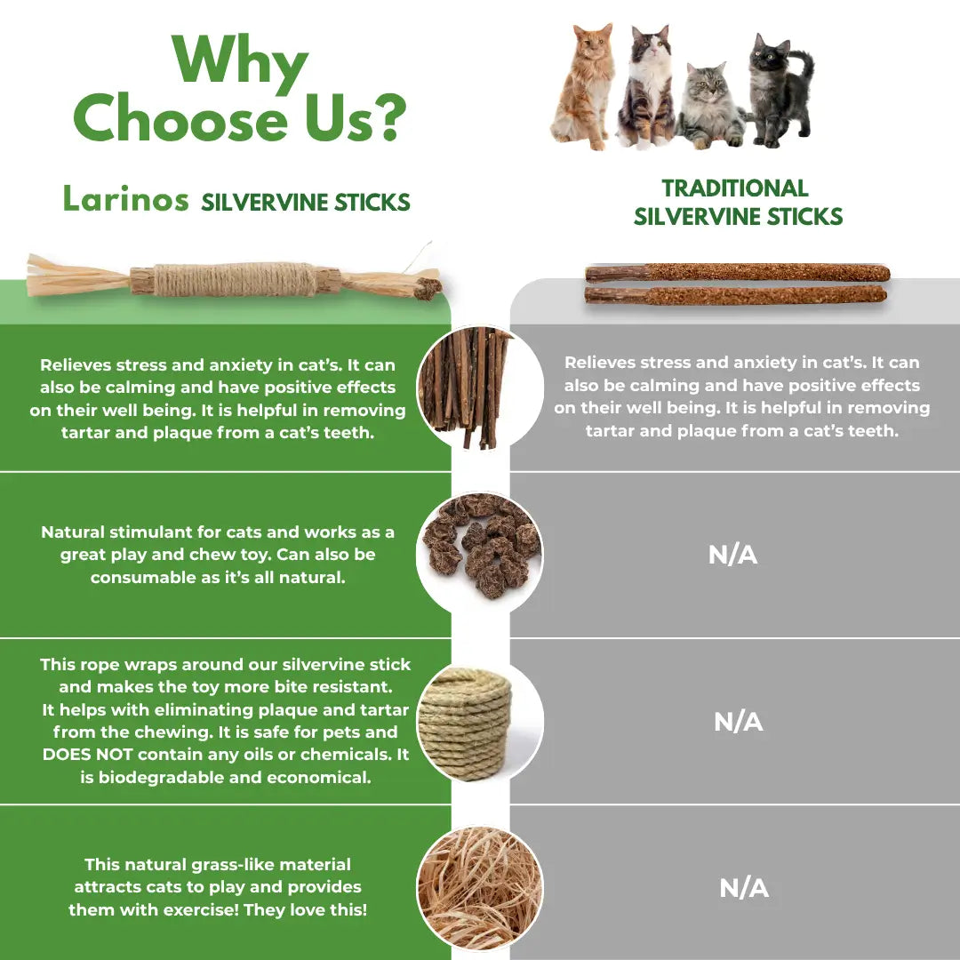Larinos™ Natural Silvervine Dental Sticks