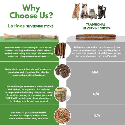 Larinos™ Natural Silvervine Dental Sticks